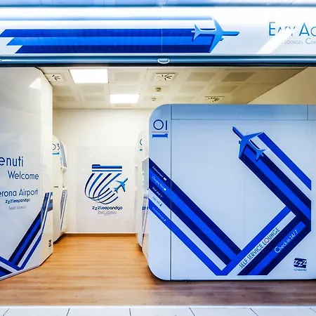 Hôtel capsule Resting Pods - Zzzleepandgo Vrn Verona Airport